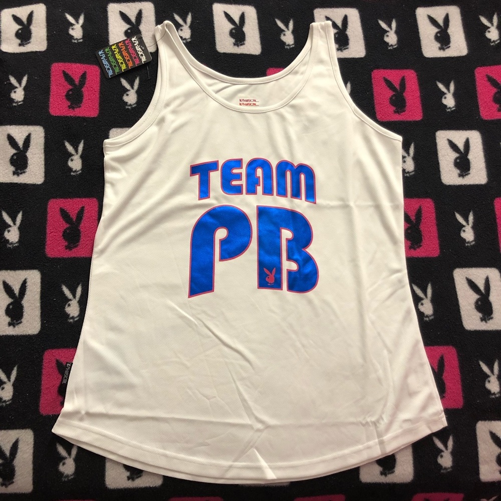 NEW PHYSICAL WHITE TEAM PB Playboy jersey size 12